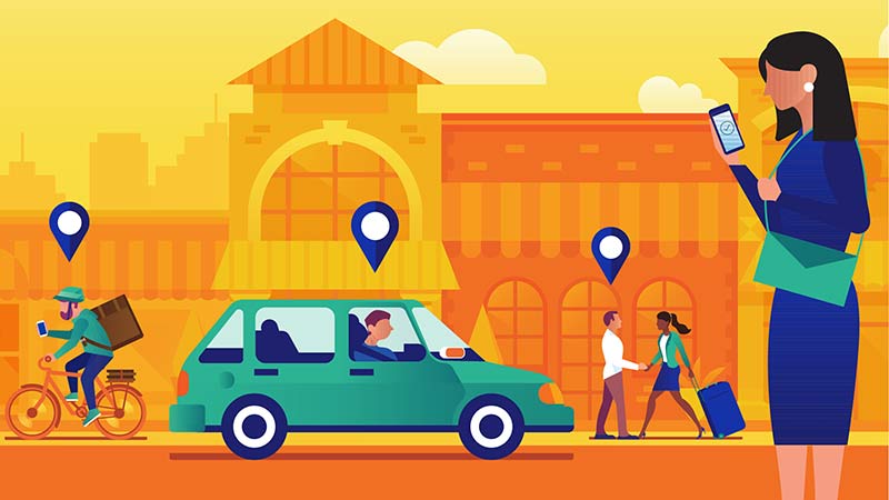 business-payments-800x450 An illustration depicting Visa Direct’s ability to reach payees everywhere.