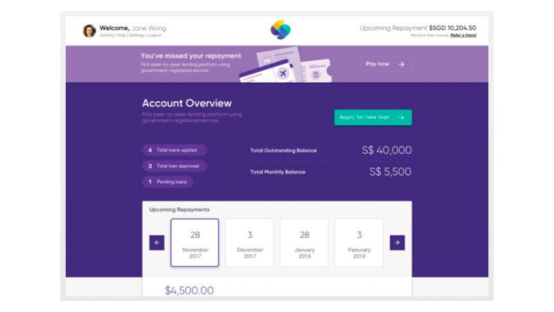 Screenshot of the Stripe Connect platform