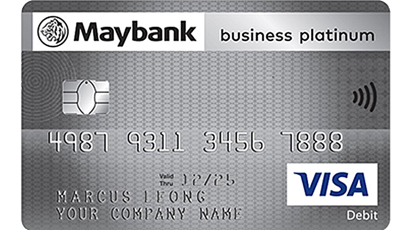 Maybank Business Platinum Visa Debit Card